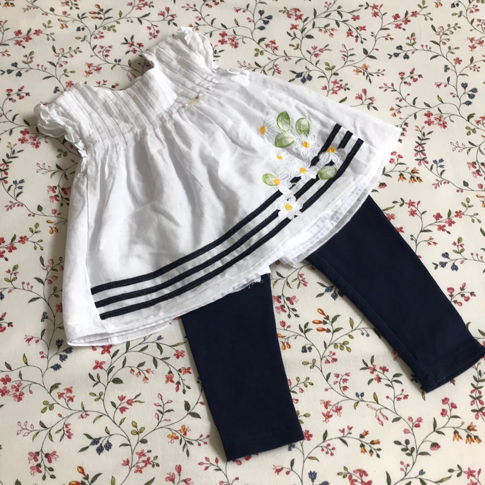 Mayoral Blouse and Leggings set NWOT